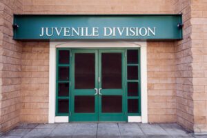 The entrance to the Juvenile Division building. If your child is facing charges, a criminal defense lawyer can represent them in juvenile court.